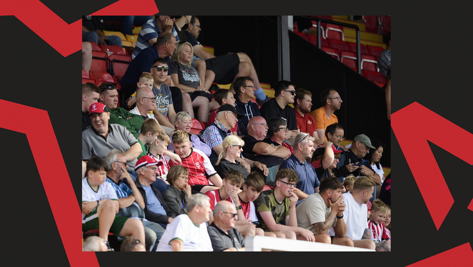 City supporters pictured at the game against Arsenal U21.