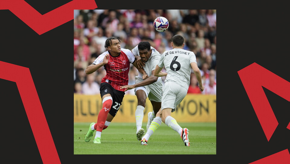 An image from City's home game against Barnsley