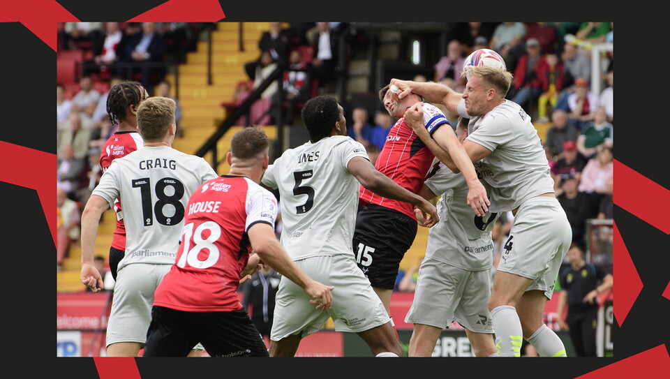 An image from City's home game against Barnsley
