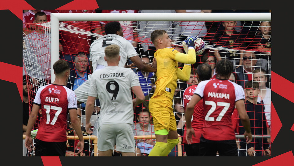 An image from City's home game against Barnsley