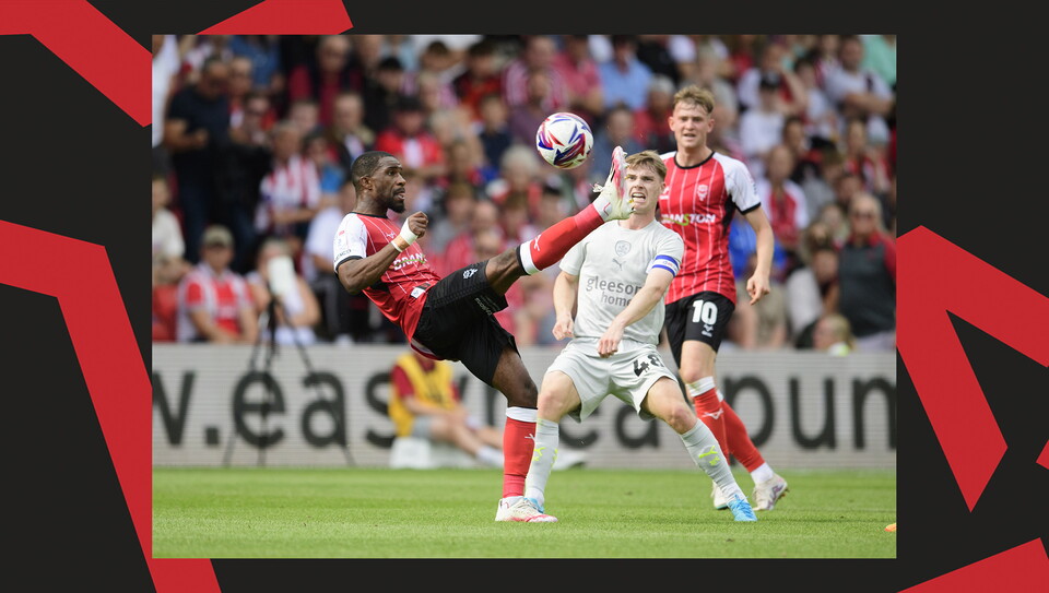 An image from City's home game against Barnsley