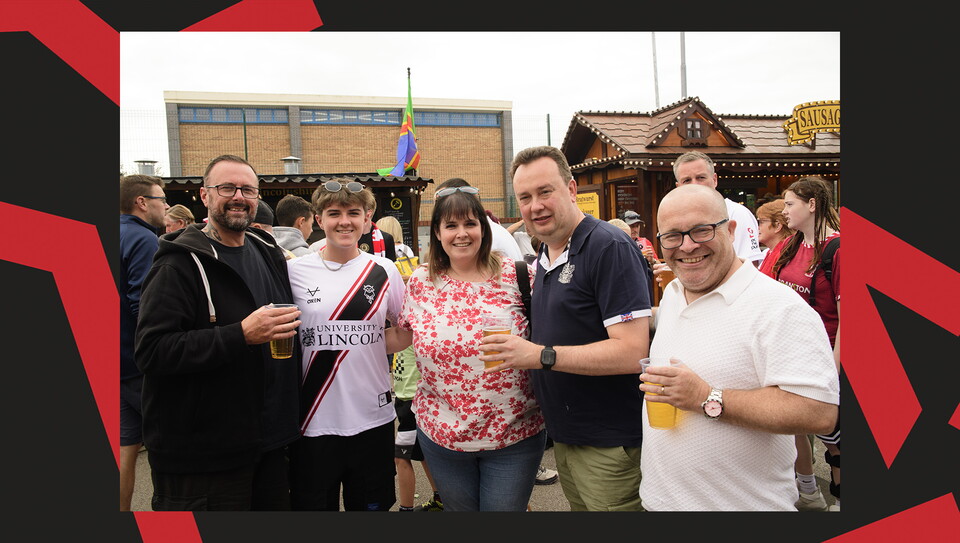 A fans photo from Lincoln City v Barnsley at the LNER Stadium.