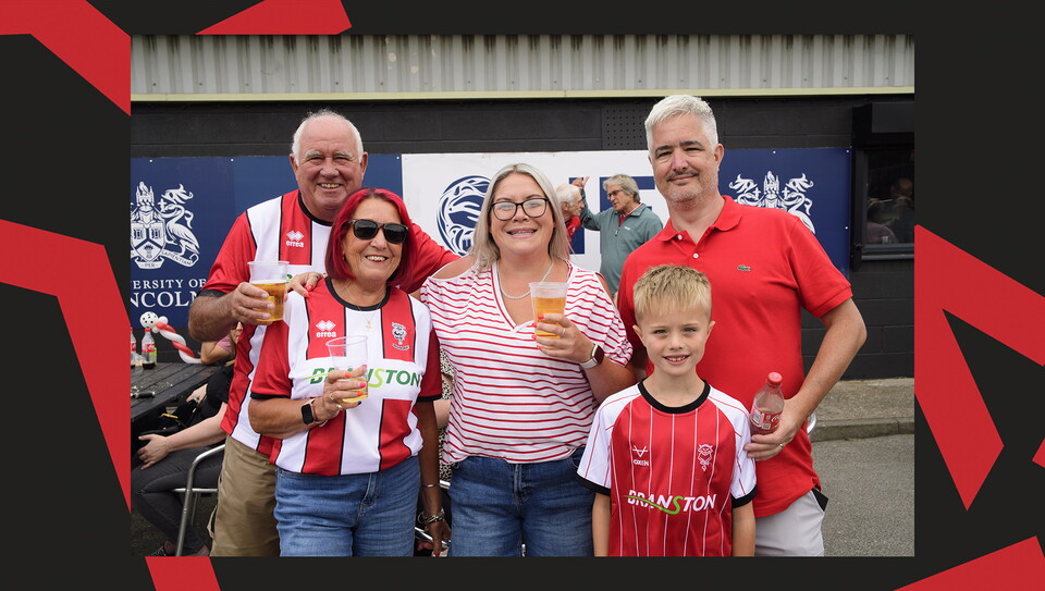 A fans photo from Lincoln City v Barnsley at the LNER Stadium.