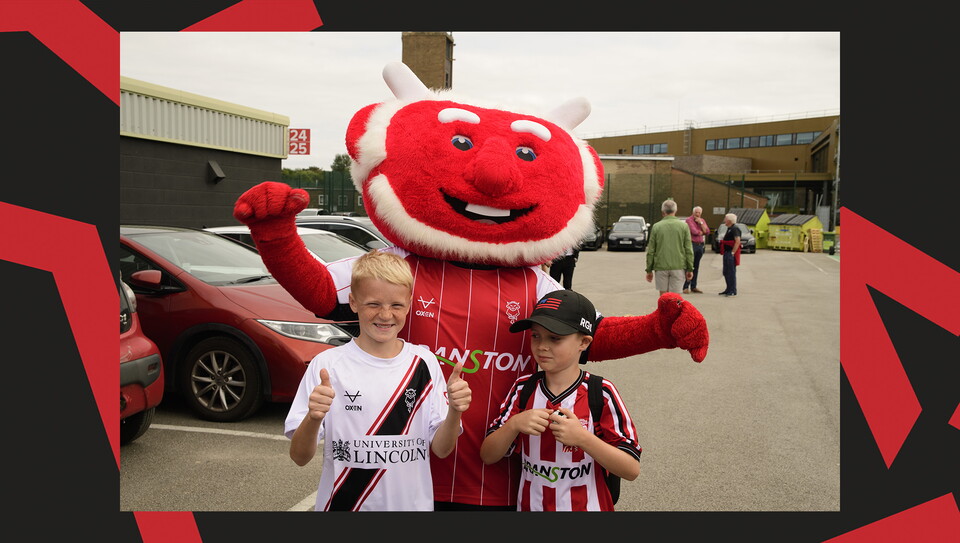 A fans photo from Lincoln City v Barnsley at the LNER Stadium.
