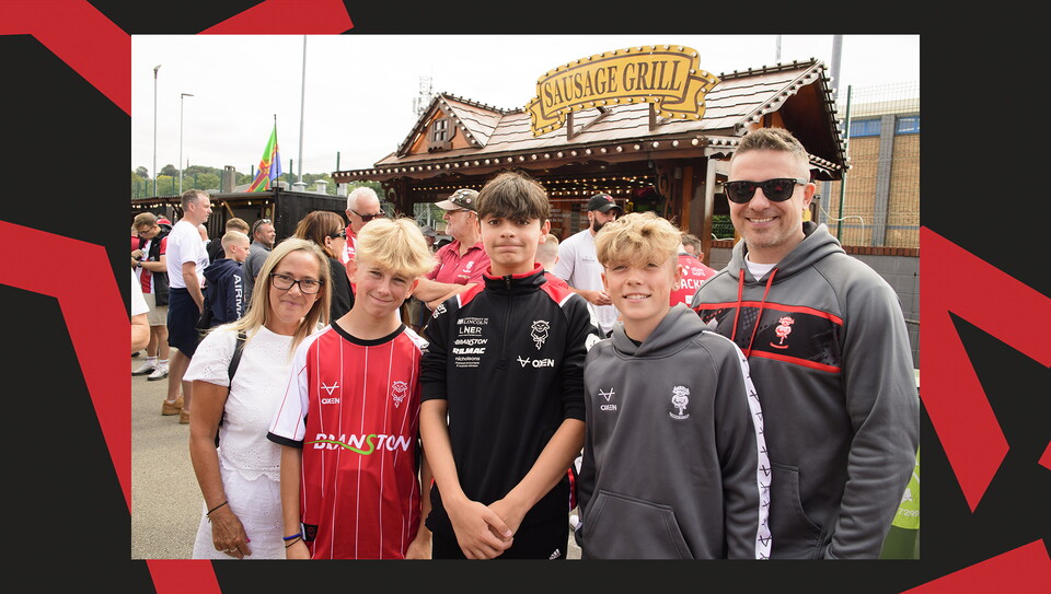 A fans photo from Lincoln City v Barnsley at the LNER Stadium.