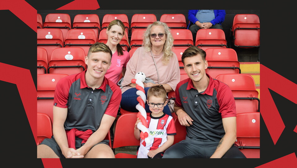 A fans photo from Lincoln City v Barnsley at the LNER Stadium.