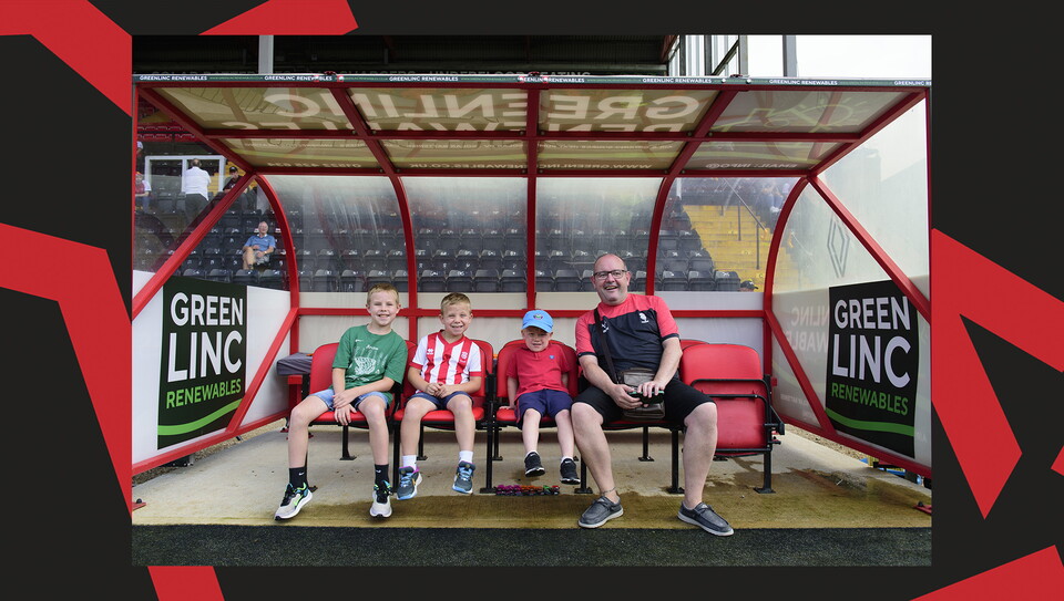 A fans photo from Lincoln City v Barnsley at the LNER Stadium.
