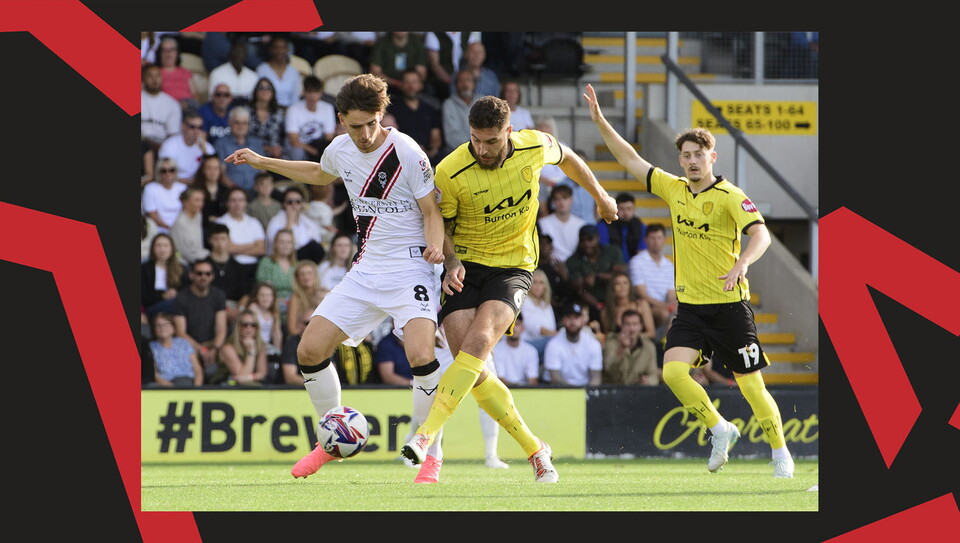 An image from City's 3-2 away win at Burton Albion.