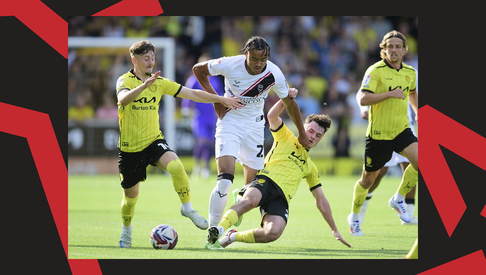 An image from City's 3-2 away win at Burton Albion.