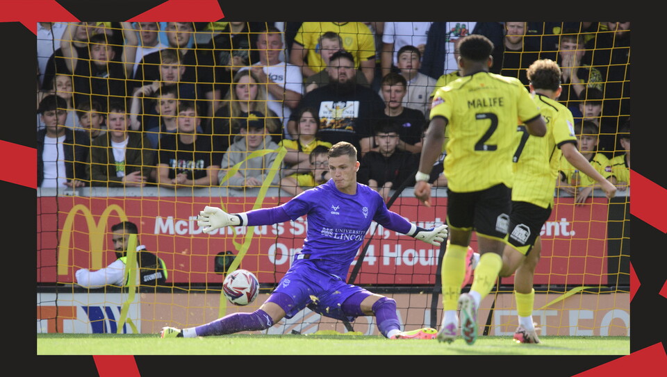 An image from City's 3-2 away win at Burton Albion.