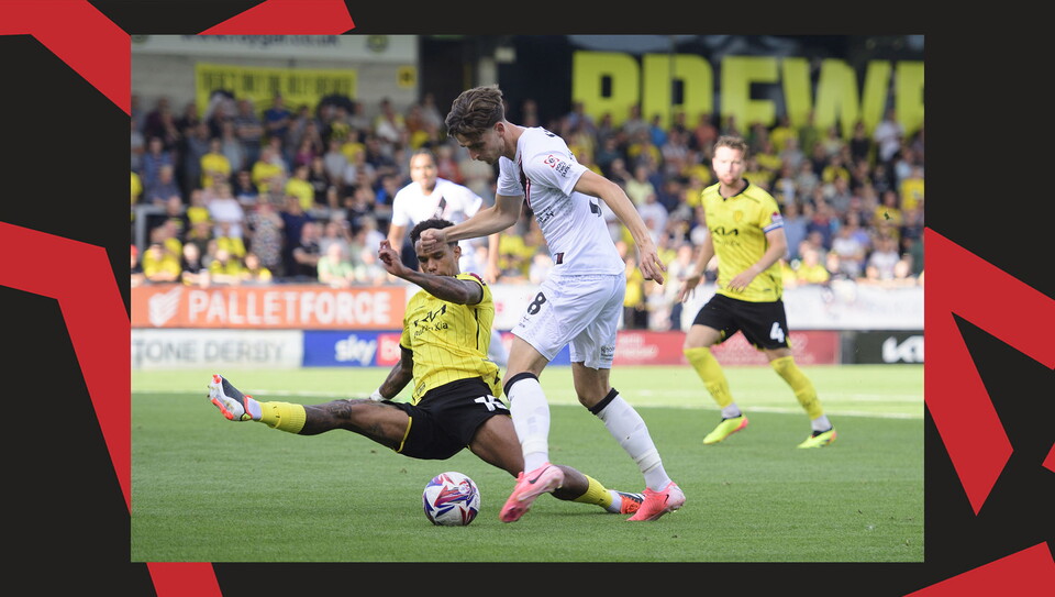 An image from City's 3-2 away win at Burton Albion.