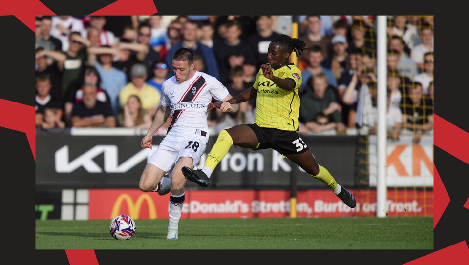 An image from City's 3-2 away win at Burton Albion.