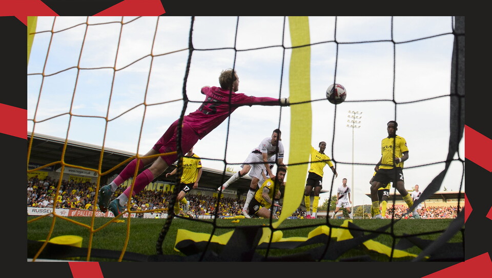 An image from City's 3-2 away win at Burton Albion.