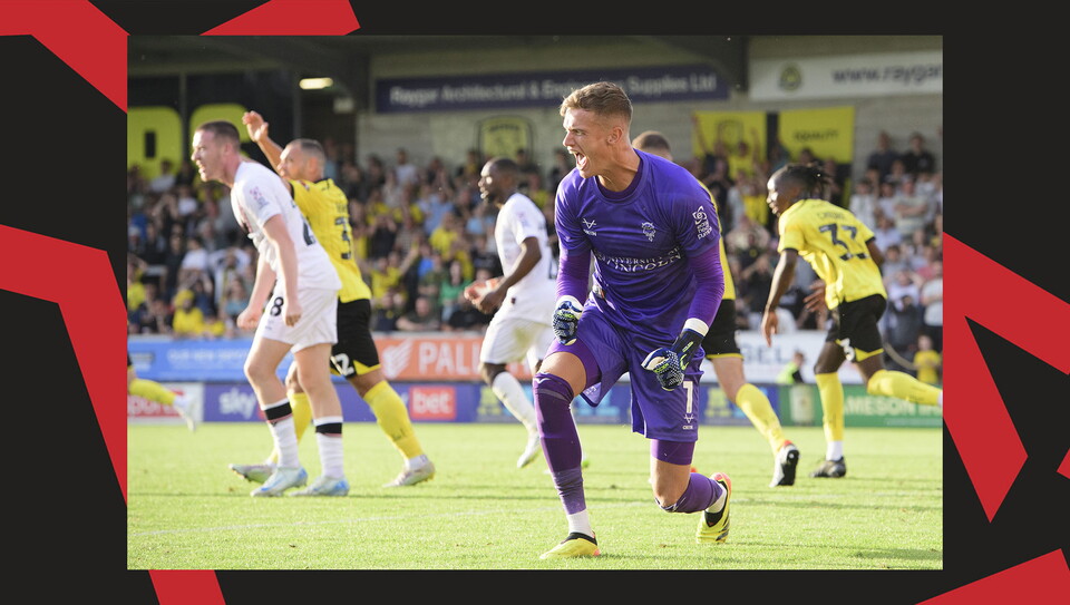An image from City's 3-2 away win at Burton Albion.