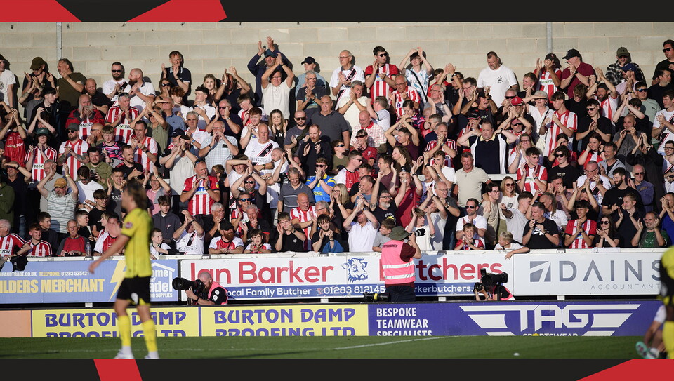 Fan images from City's 3-2 away win at Burton Albion.
