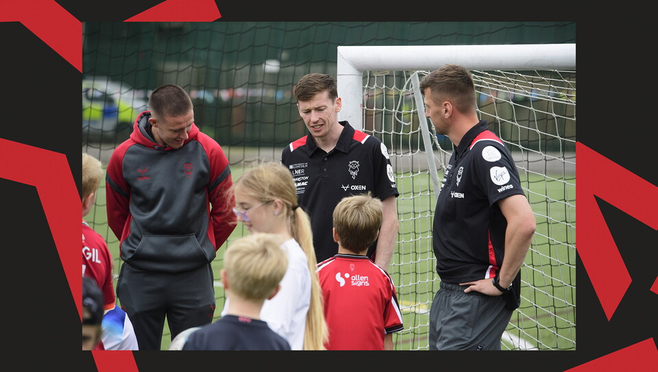 Players visit Holiday Club