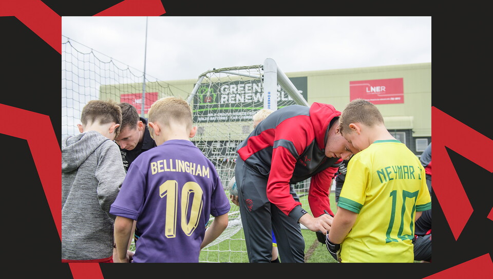 Players visit Holiday Club