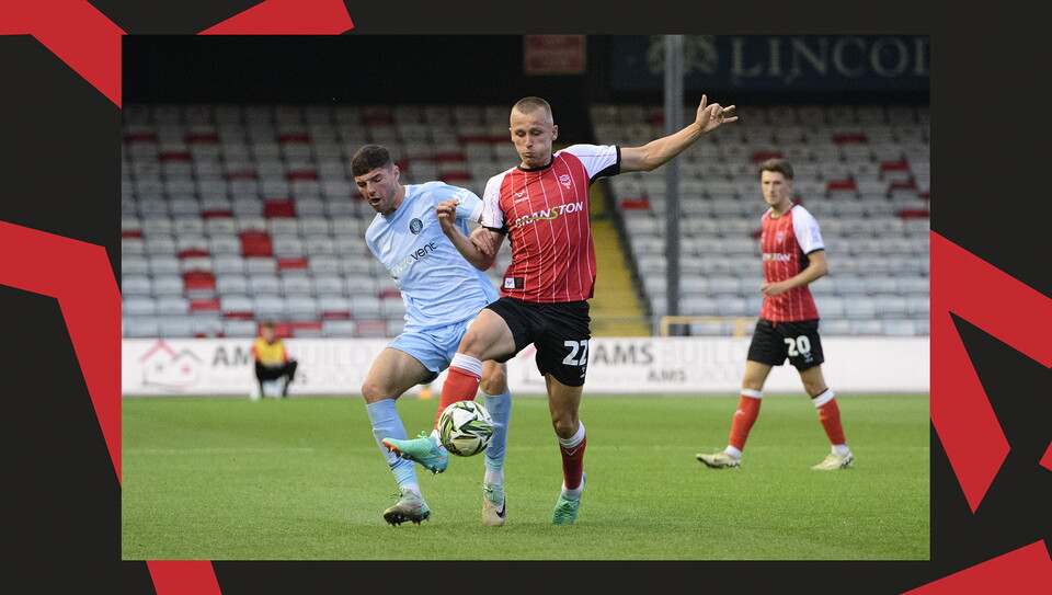An image from City vs Harrogate Town at the LNER Stadium
