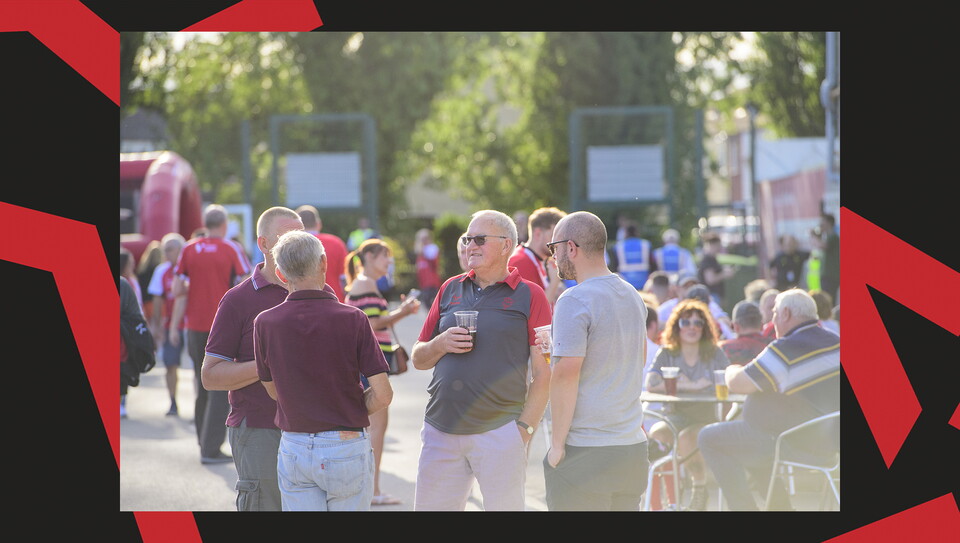 A fans photo from Lincoln City v Harrogate Town at the LNER Stadium.