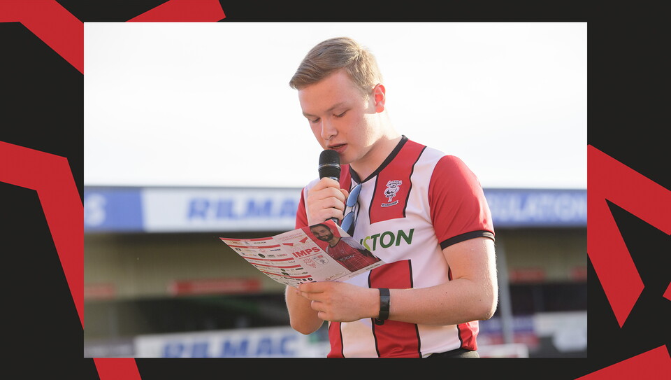 A fans photo from Lincoln City v Harrogate Town at the LNER Stadium.