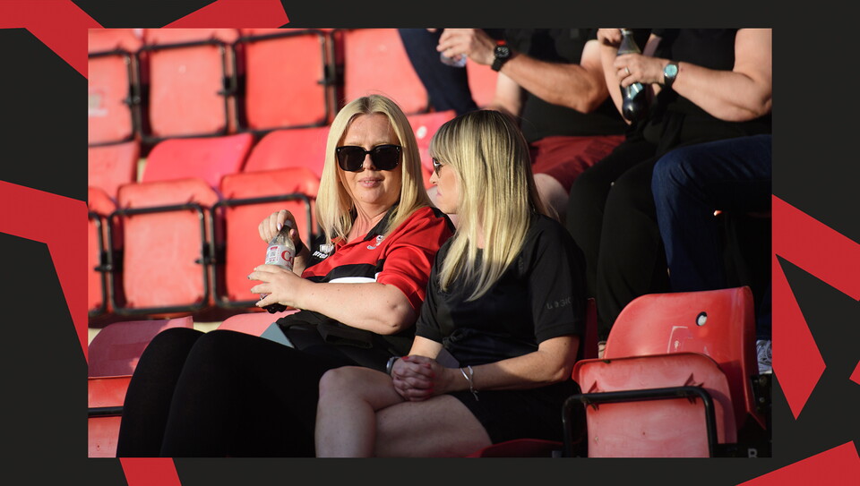 A fans photo from Lincoln City v Harrogate Town at the LNER Stadium.