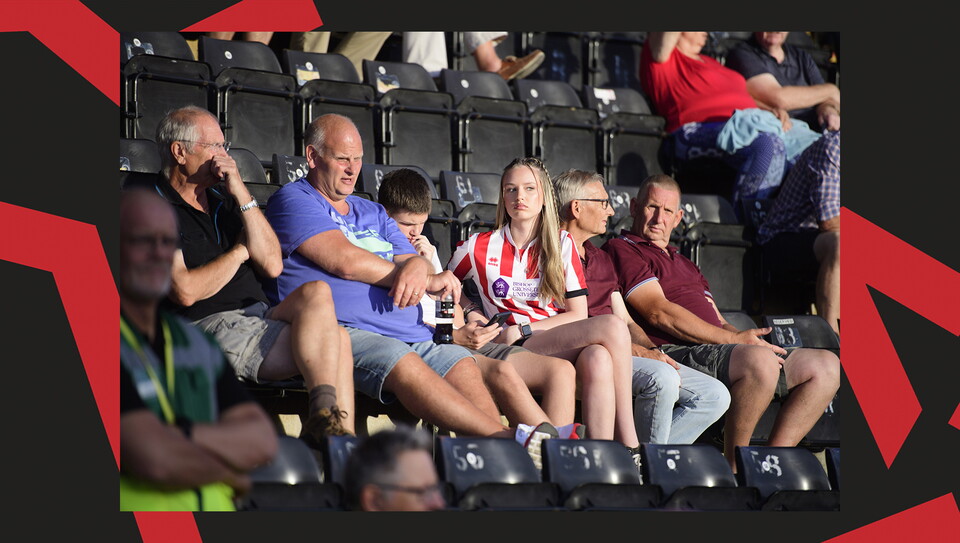 A fans photo from Lincoln City v Harrogate Town at the LNER Stadium.