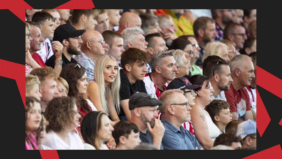 A fans photo from Lincoln City v Harrogate Town at the LNER Stadium.