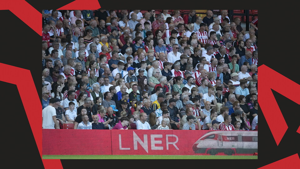 A fans photo from Lincoln City v Harrogate Town at the LNER Stadium.