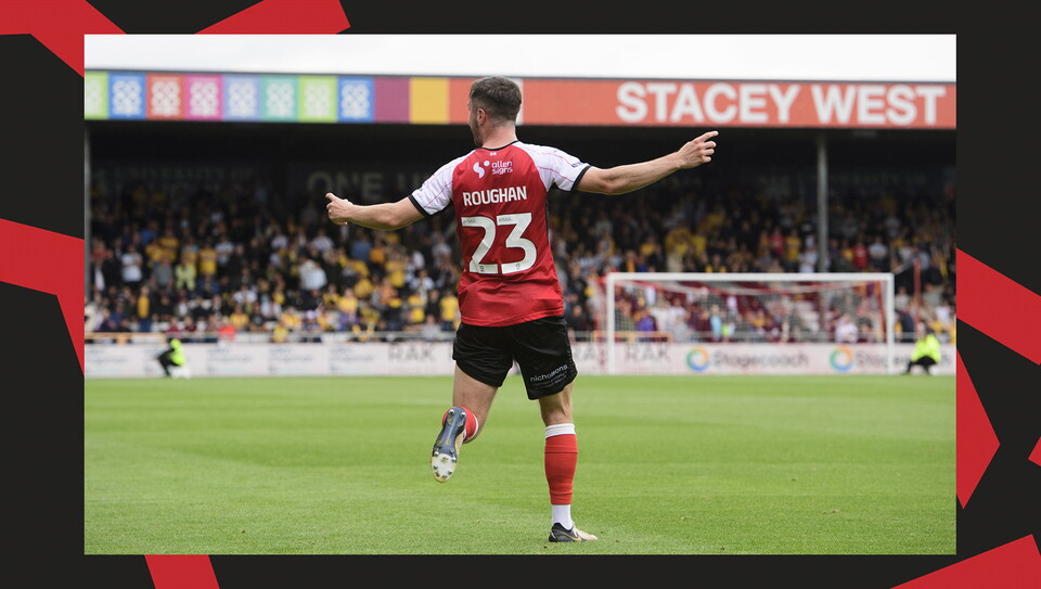 An image from Lincoln City's 4-1 home win over Mansfield Town