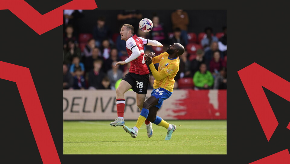 An image from Lincoln City's 4-1 home win over Mansfield Town