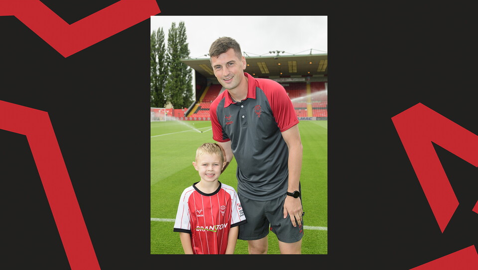 An image from the matchday experiences held at Lincoln City v Mansfield Town.