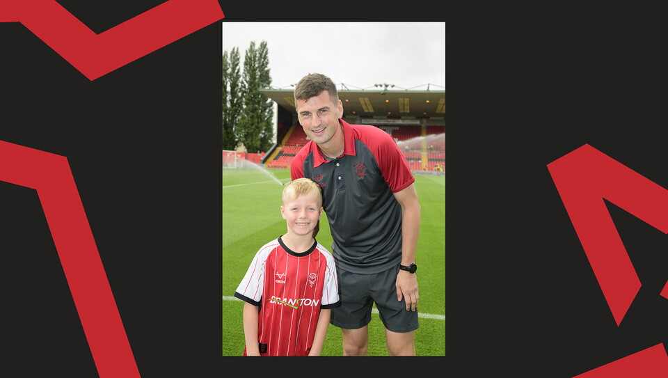 An image from the matchday experiences held at Lincoln City v Mansfield Town.