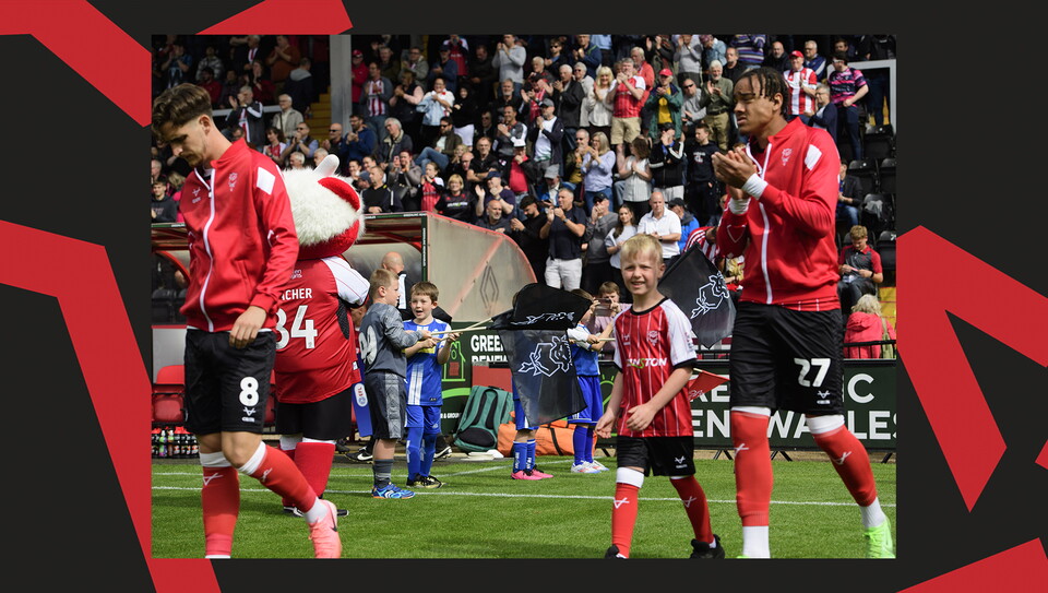 An image from the matchday experiences held at Lincoln City v Mansfield Town.