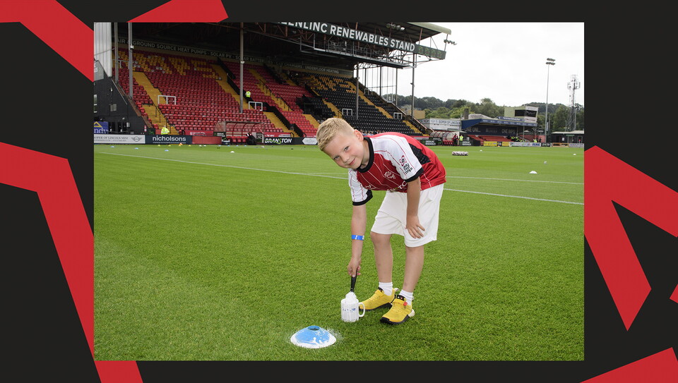 A fan photo from Lincoln City's 4-1 home win over Mansfield Town.