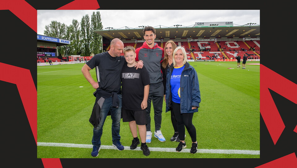 A fan photo from Lincoln City's 4-1 home win over Mansfield Town.