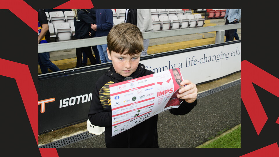A fan photo from Lincoln City's 4-1 home win over Mansfield Town.