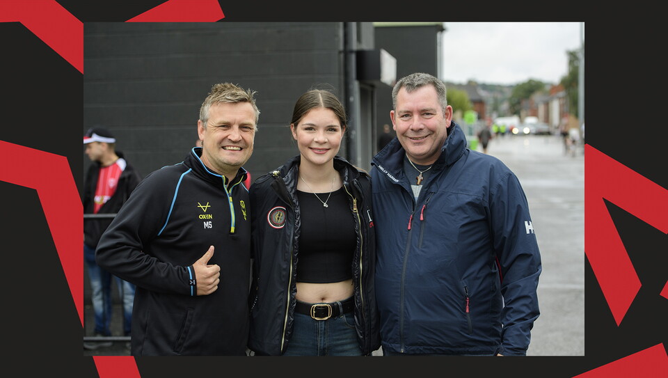 A fan photo from Lincoln City's 4-1 home win over Mansfield Town.