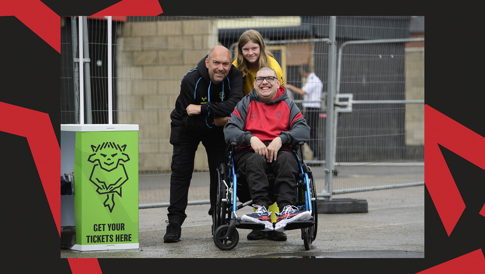 A fan photo from Lincoln City's 4-1 home win over Mansfield Town.