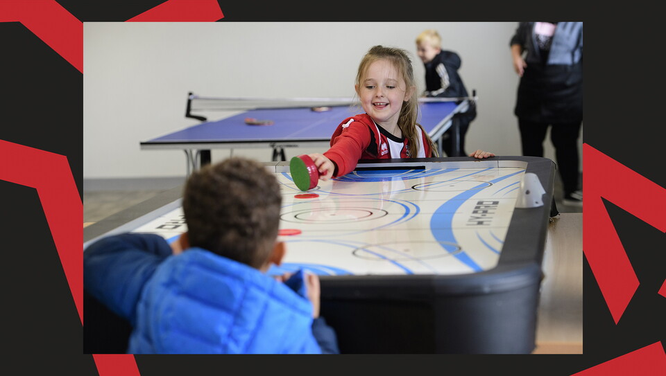 A fan photo from Lincoln City's 4-1 home win over Mansfield Town.