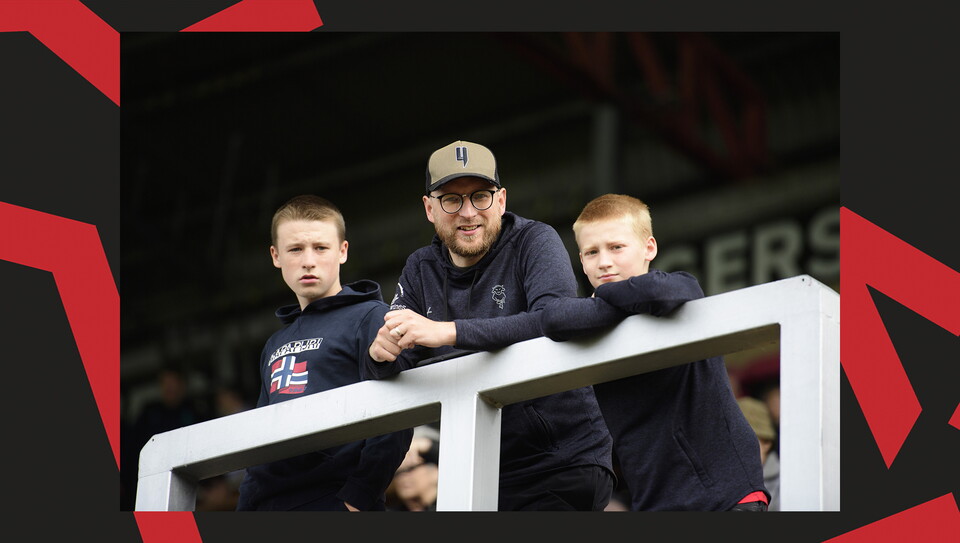 A fan photo from Lincoln City's 4-1 home win over Mansfield Town.