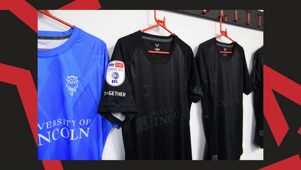 An image from Lincoln City's 1-0 away win at Stevenage