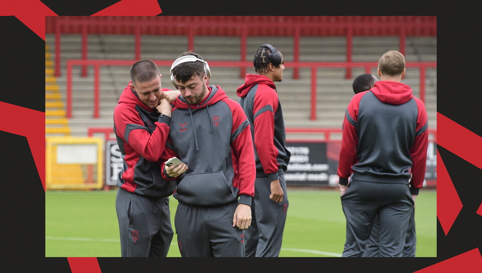 An image from Lincoln City's 1-0 away win at Stevenage