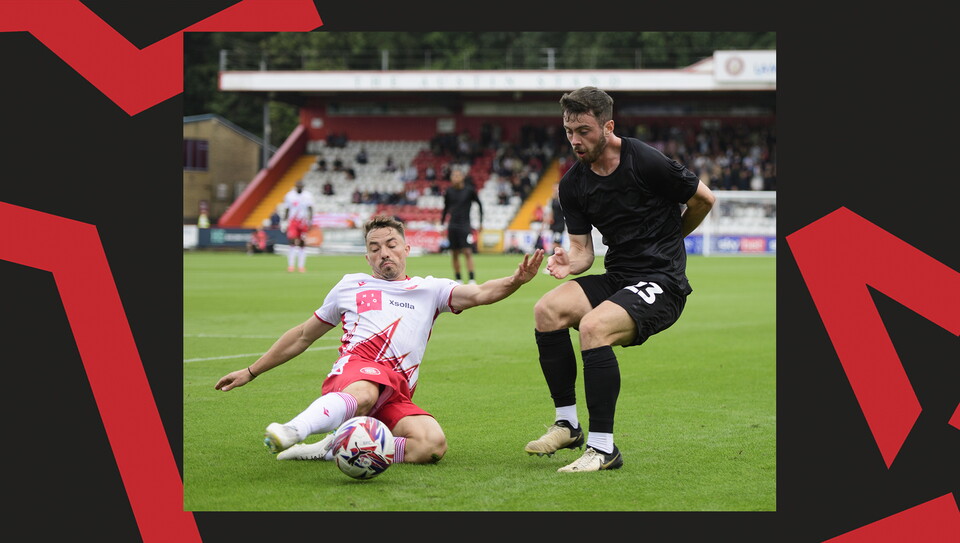 An image from Lincoln City's 1-0 away win at Stevenage