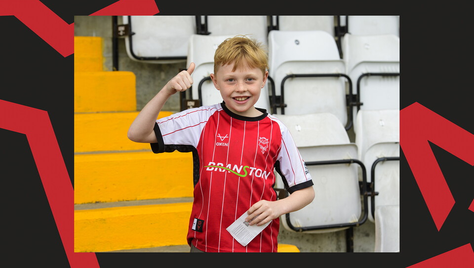 An image of the supporters from City's 1-0 win away at Stevenage