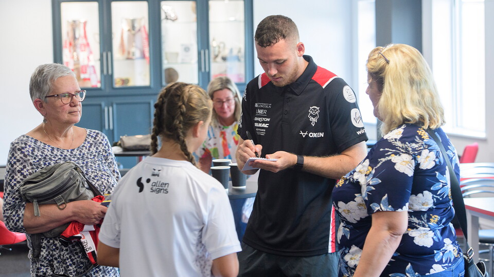 Player sponsor event.