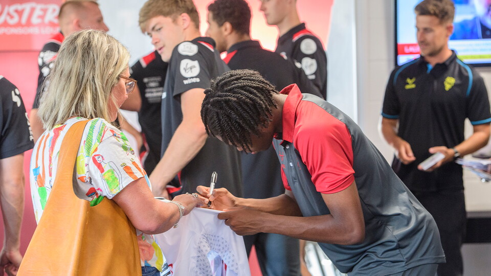 Player sponsor event.