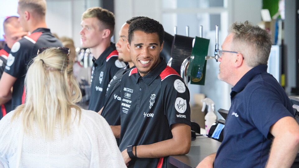 Player sponsor event.