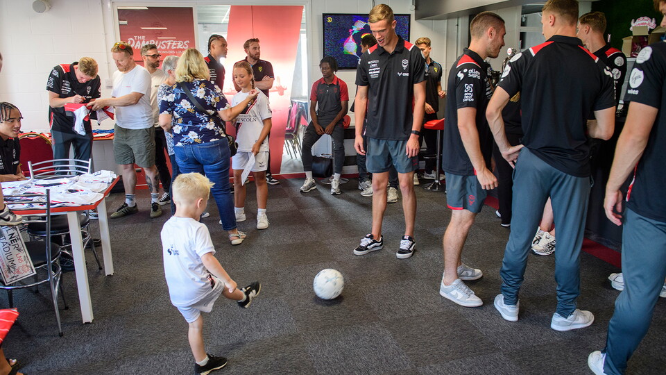 Player sponsor event.