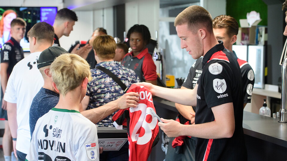 Player sponsor event.