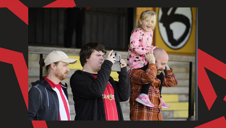A fan image from City's 2-0 win at Cambridge United